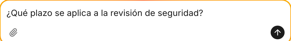 Campo de mensaje de la aplicación de escritorio de Lutin con una pregunta sobre un PDF