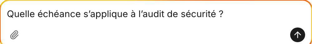 Zone de saisie de l’application Lutin pour ordinateur contenant une question sur un PDF